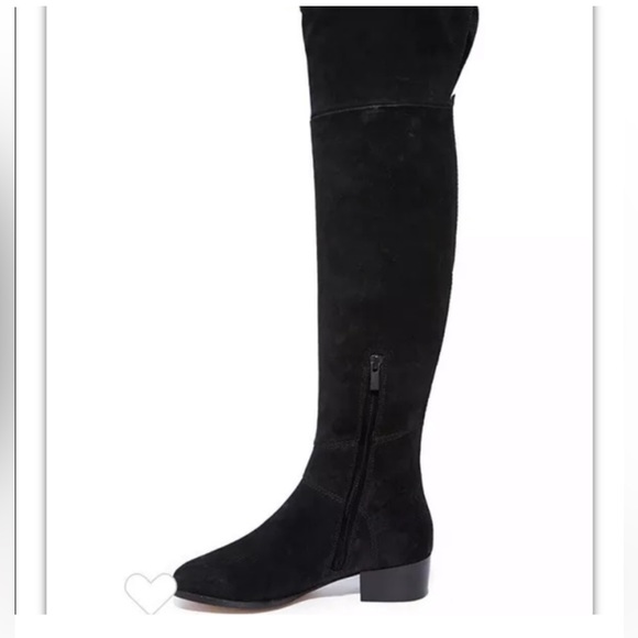 Joie Reeves Over the Knee Black Suede Boots - Picture 3 of 5